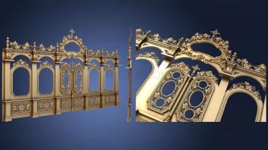 3D model Single-tiered iconostasis (STL)